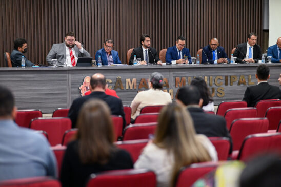 Primeira reunião da CPI das Águas na Câmara Municipal de Manaus.