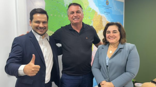 Bolsonaro lança Capitão Alberto Neto e Maria do Carmo como chapa da direita nas eleições em Manaus