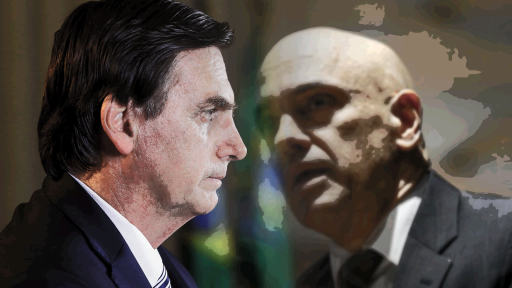 Indiciado, Bolsonaro diz que Moraes “faz tudo o que não diz a lei”