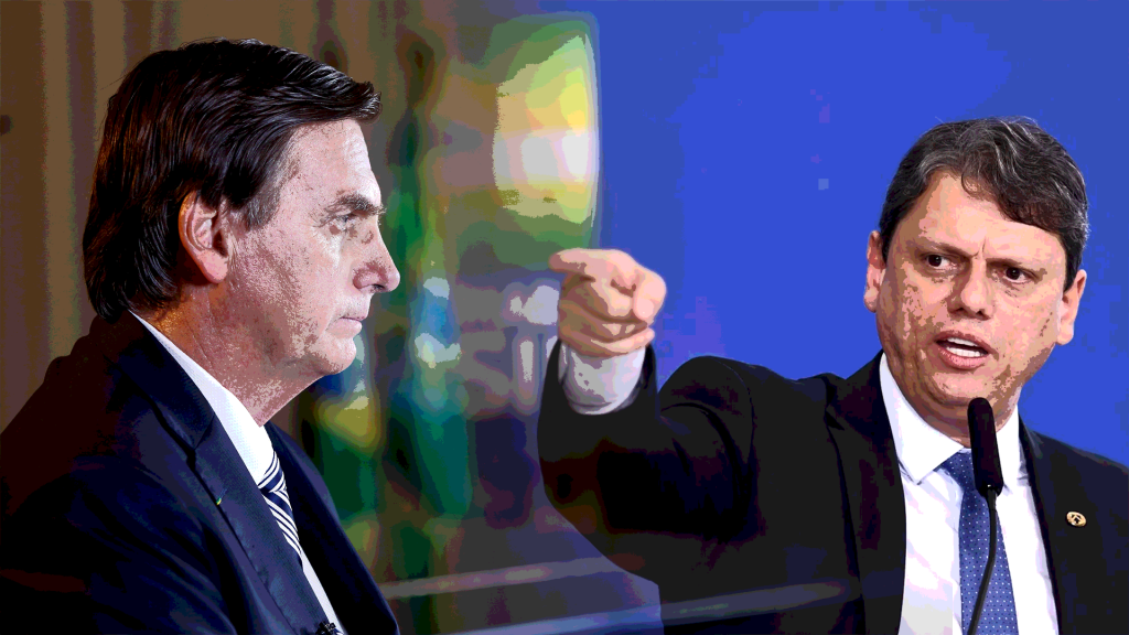 Bolsonaro afirma que Tarcísio só é“grande líder”em São Paulo