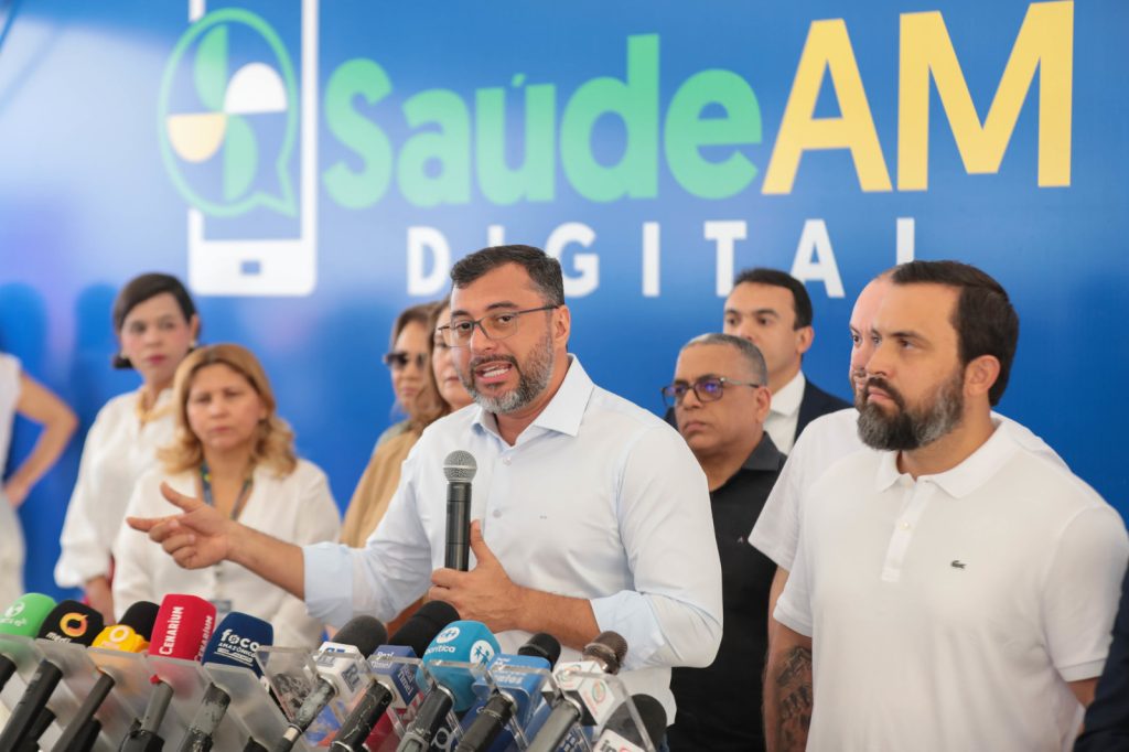 Wilson Lima lança programa Saúde AM Digital para reduzir tempo por consultas e exames no SUS