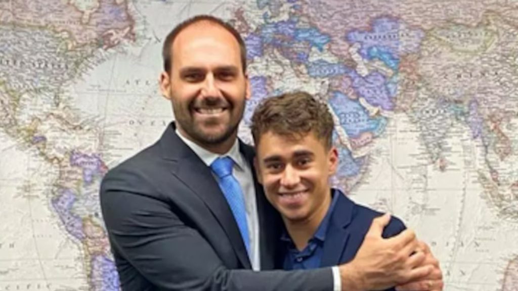 Eduardo Bolsonaro bate boca com Nikolas: “Desrespeito sem limites”