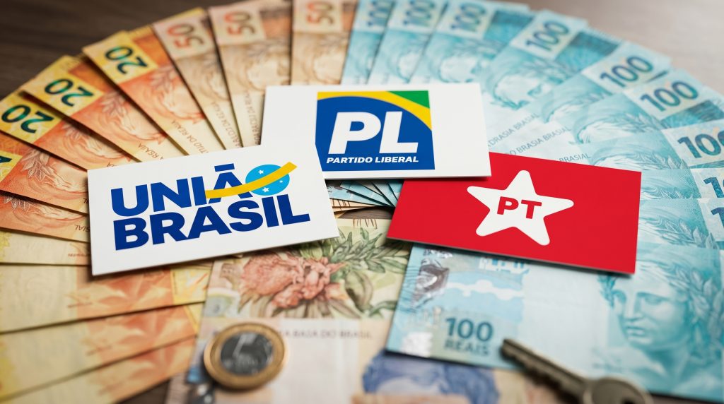PL, PT e União Brasil ficam com 40% dos R$ 4,9 bilhões do Fundo Eleitoral deste ano
