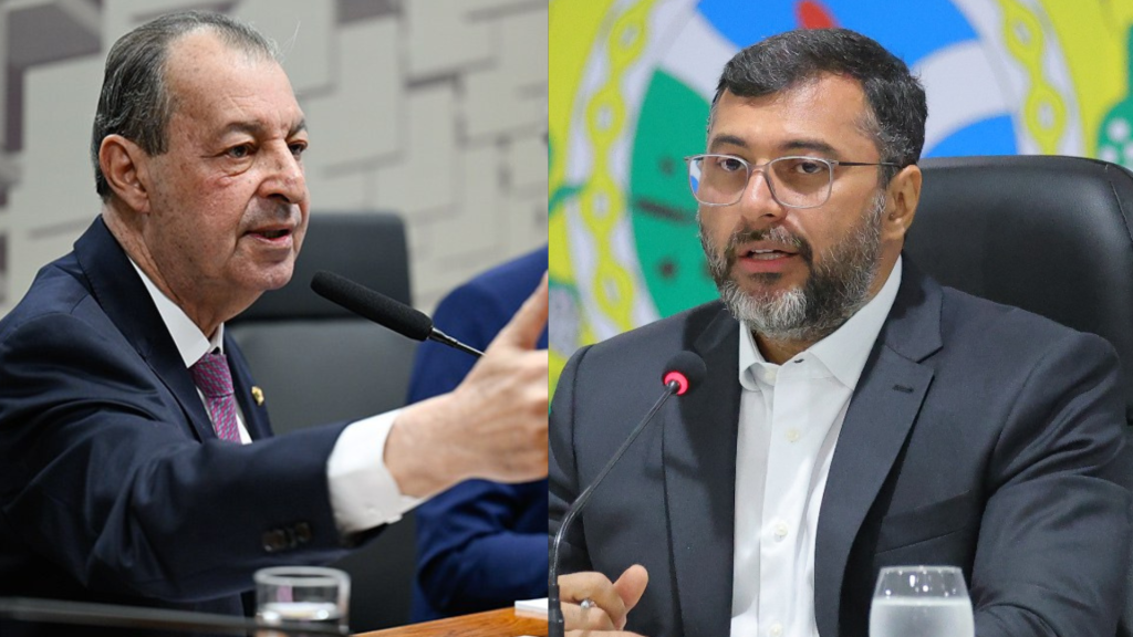 QUEDA DE BRAÇO: Omar Aziz aciona Justiça para retirar vídeo divulgado por Wilson Lima