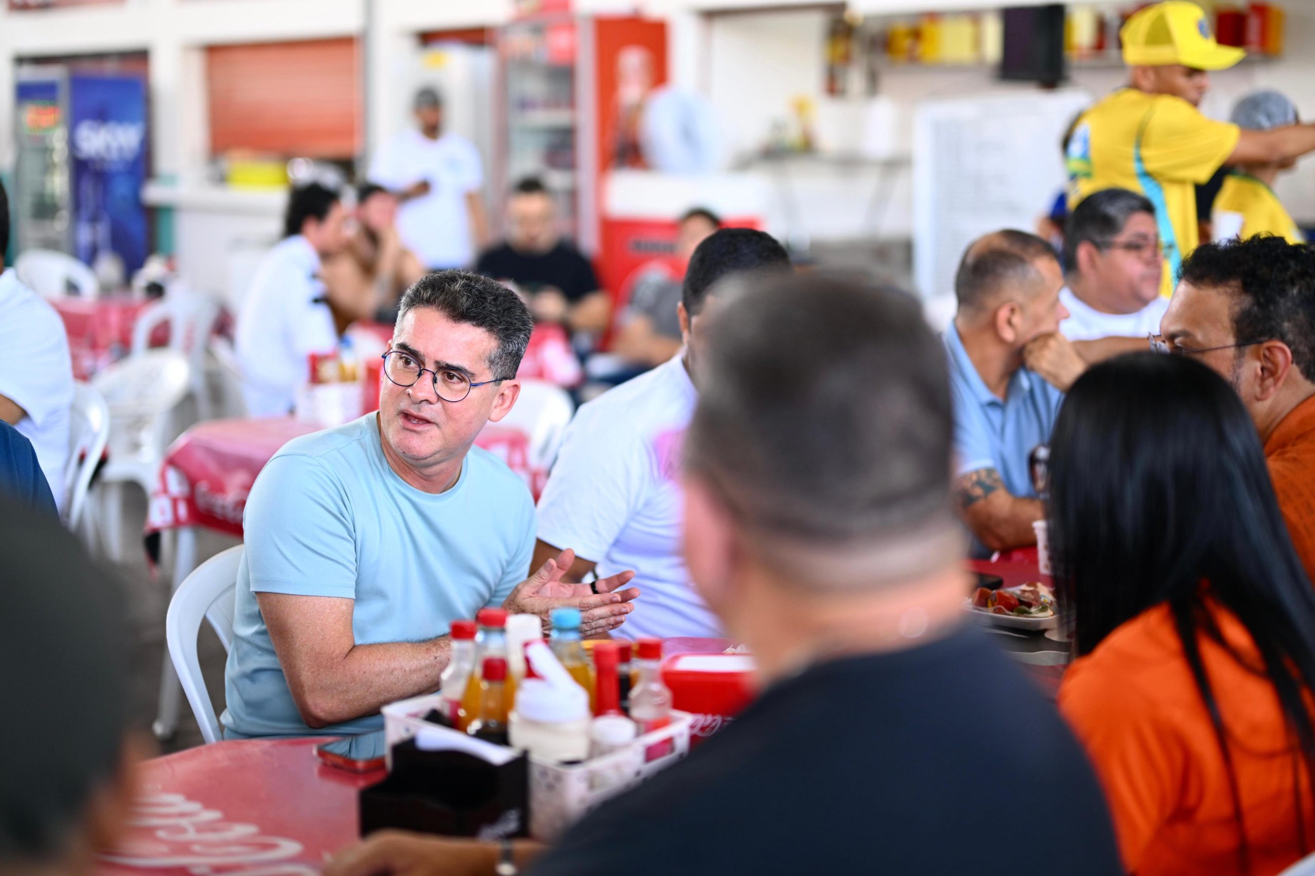 David visita o Alvorada e relembra investimentos na saúde, educação, feiras e infraestrutura