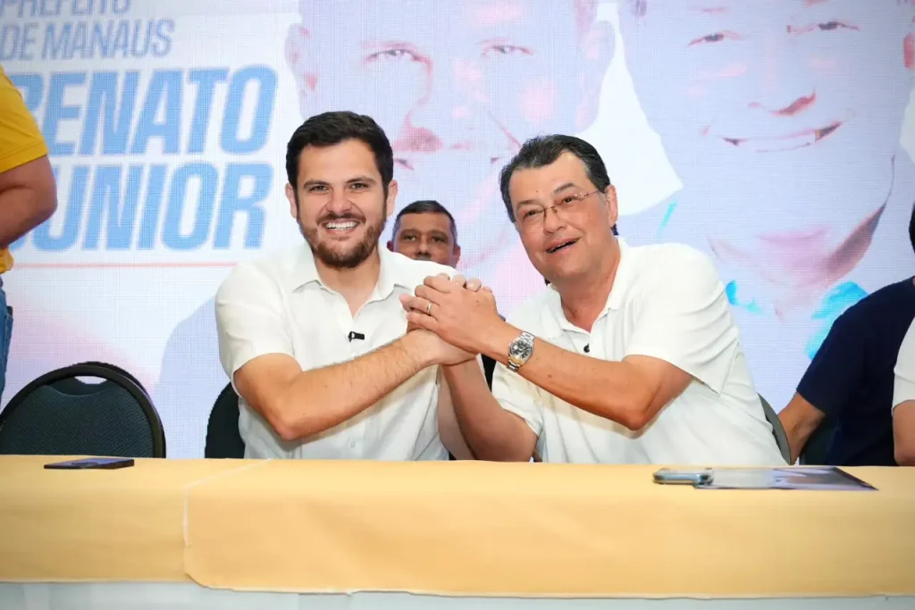 Mesmo após racha entre David e Braga, Renato Junior declara apoio a Eduardo Braga ao Senado