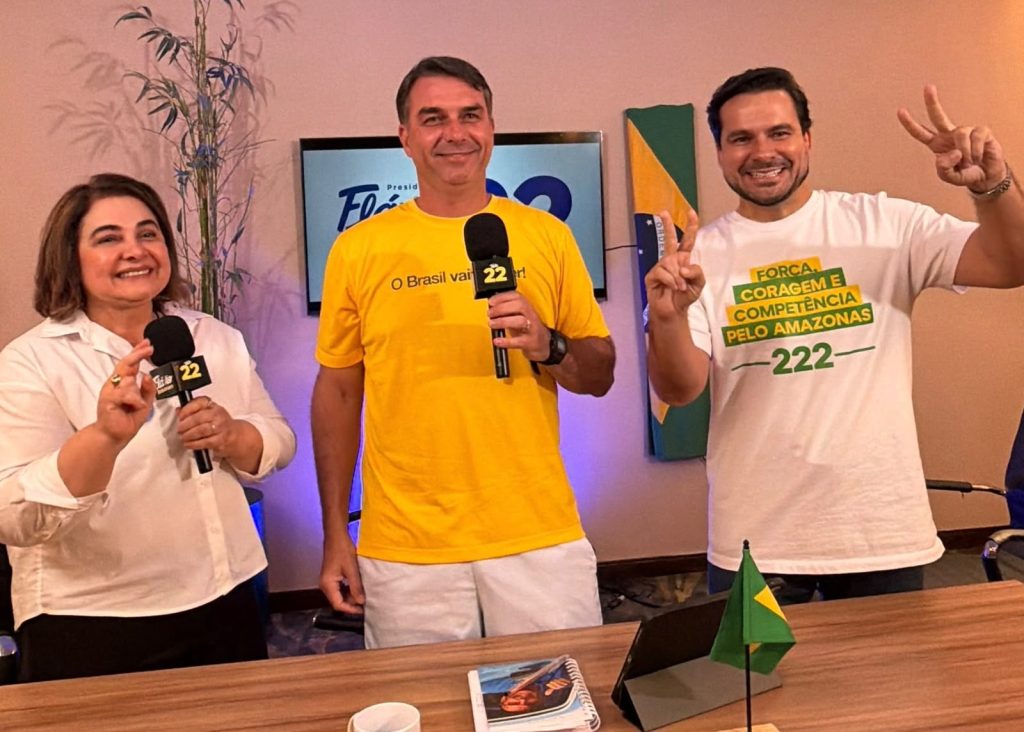Em live com Alberto Neto, Flávio Bolsonaro afirma que ZFM é patrimônio do Brasil