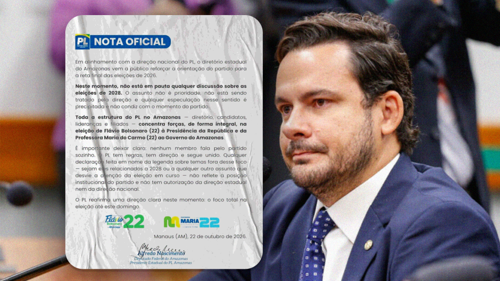 PL freia intenções de Alberto Neto em disputar Prefeitura de Manaus: “Especulação precipitada”