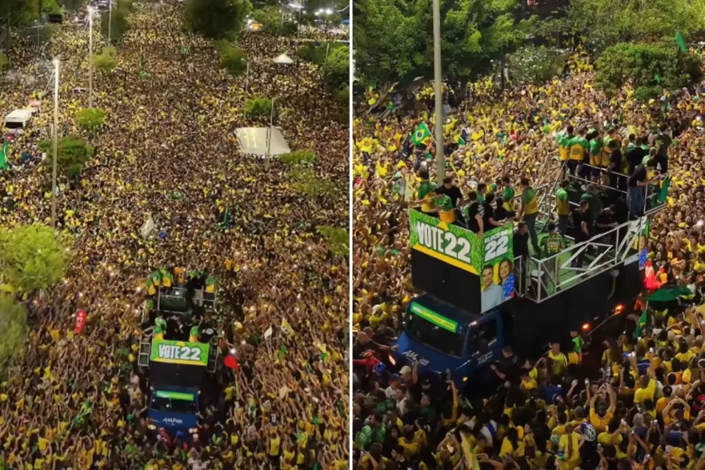 Flávio reúne multidão em Manaus, acusa Lula de ignorar a região e faz promessas ao Amazonas